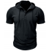 Cross-border men's sports fitness men's short-sleeved t-shirt European and n Hoodie Jacket Foreign Trade n Henley Shirt Wholesale Cross-border men's sports fitness men's short-sleeved t-shirt European and n Hoodie Jacket Foreign Trade n Henley Shirt Wholesale