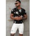 White Slim-fit Ripped Men's Jean Shorts White Slim-fit Ripped Men's Jean Shorts