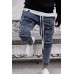 Men's Pocketed Slim Fit Skinny Jogger Jeans Men's Pocketed Slim Fit Skinny Jogger Jeans
