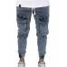 Men's Pocketed Slim Fit Skinny Jogger Jeans Men's Pocketed Slim Fit Skinny Jogger Jeans