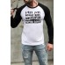 Black Men's Letter Print Color Block Long Sleeve T-shirt Black Men's Letter Print Color Block Long Sleeve T-shirt