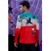 Men's Halloween Flying Bird Car Print Long Sleeve Knit T-shirt Men's Halloween Flying Bird Car Print Long Sleeve Knit T-shirt