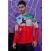 Men's Halloween Flying Bird Car Print Long Sleeve Knit T-shirt Men's Halloween Flying Bird Car Print Long Sleeve Knit T-shirt