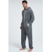 Grey Men Fleece Jumpsuit Loungewear Grey Men Fleece Jumpsuit Loungewear