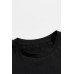 Black American Flag Letters Print Crew Neck Men's Oversized T-shirt Black American Flag Letters Print Crew Neck Men's Oversized T-shirt