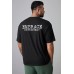 Black EMBRACE DEFINITELY Drop Sleeve Men's Oversized Tee Black EMBRACE DEFINITELY Drop Sleeve Men's Oversized Tee