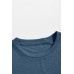 Blue ROCK RIDE Graphic Print Slim-fit Men's T-shirt Blue ROCK RIDE Graphic Print Slim-fit Men's T-shirt
