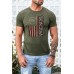 Green Vintage USA Flag 1776 Patriotic Mens T Shirt Green Vintage USA Flag 1776 Patriotic Mens T Shirt