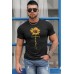 Black Sunflower Faith Graphic Mens T Shirt Black Sunflower Faith Graphic Mens T Shirt