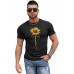 Black Sunflower Faith Graphic Mens T Shirt Black Sunflower Faith Graphic Mens T Shirt