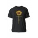 Black Sunflower Faith Graphic Mens T Shirt Black Sunflower Faith Graphic Mens T Shirt