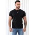 Black SURFING Plant Graphic Print Muscle Fit Men's Graphic Tee Black SURFING Plant Graphic Print Muscle Fit Men's Graphic Tee