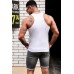 White Skeleton Print Round Neck Men's Tank Top White Skeleton Print Round Neck Men's Tank Top